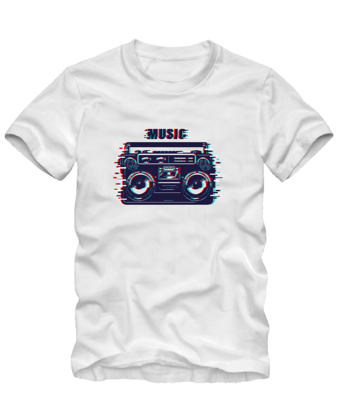 marškinėliai Music Sound